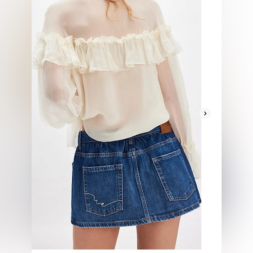 NWOT free people micro skort - Picture 2 of 8